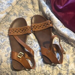 Brown Leather Sandals